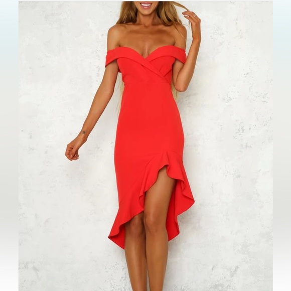 Hello Molly Off the shoulder dress - Picture 2 of 5